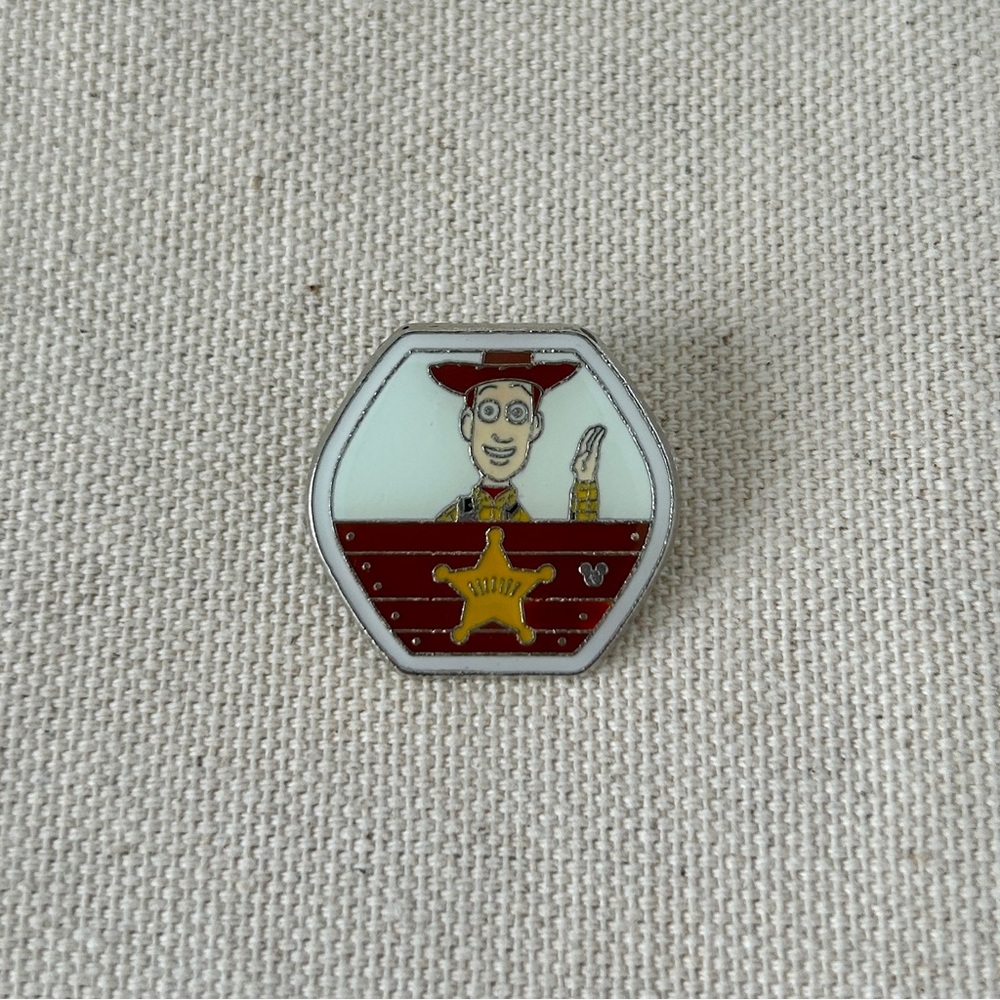 Toy Story Woody Hidden Mickey Pin (Hong Kong Disneyland)